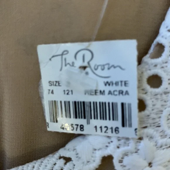 NWT Gorgeous Haute Couture Reem Acra lace dress - Picture 11 of 12